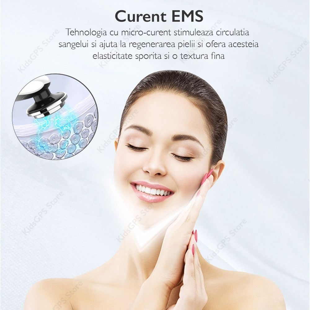 Aparat profesional pentru tratament facial si intinerirea pielii 7 in 1 Horigen®