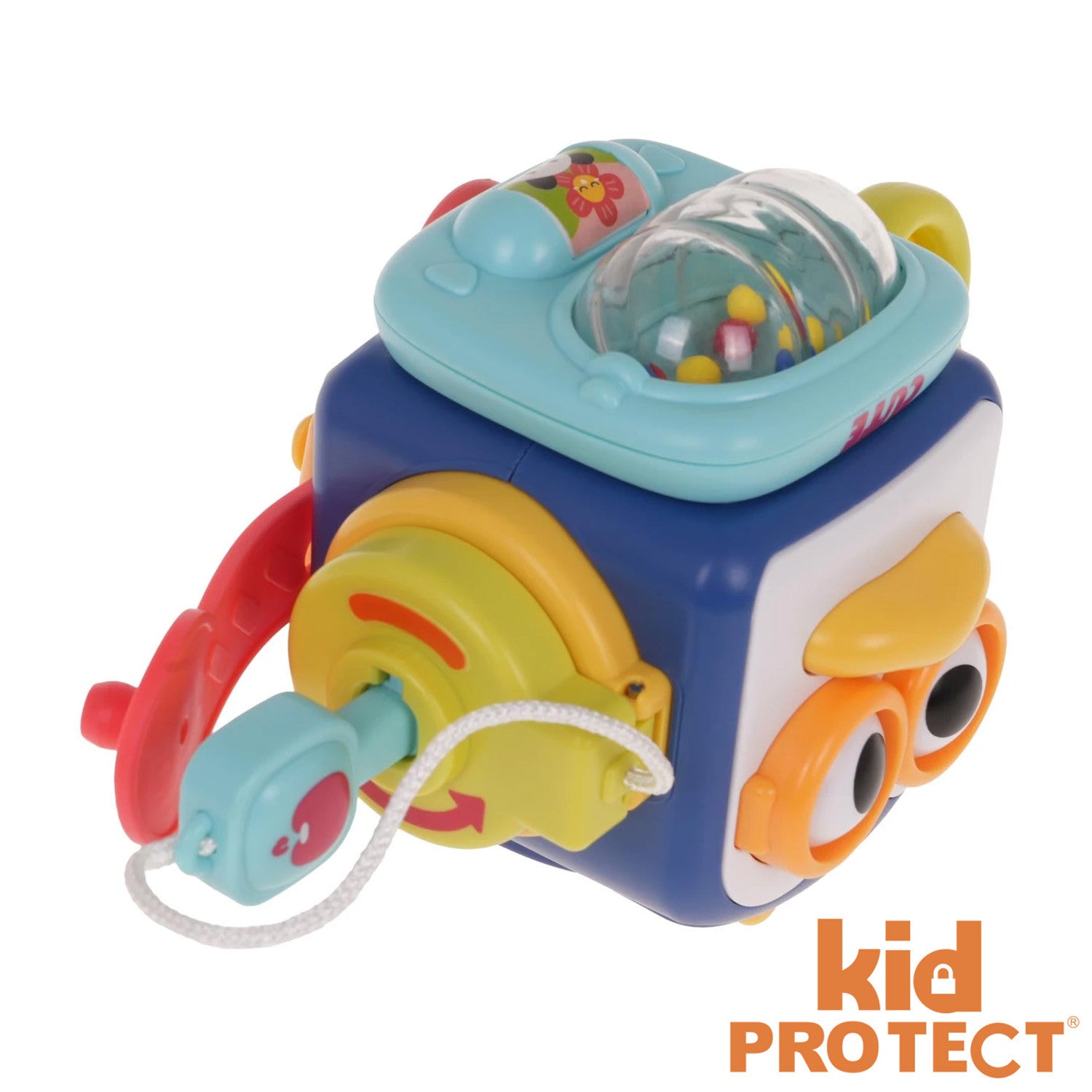 Jucarie Interactiva Bebelusi Montessori KidProtect Puzzle Box
