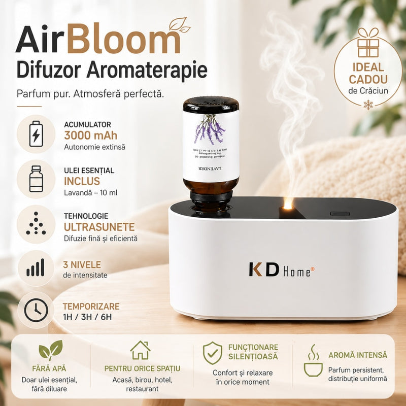 AirBloom Difuzor Aromaterapie KD Home
