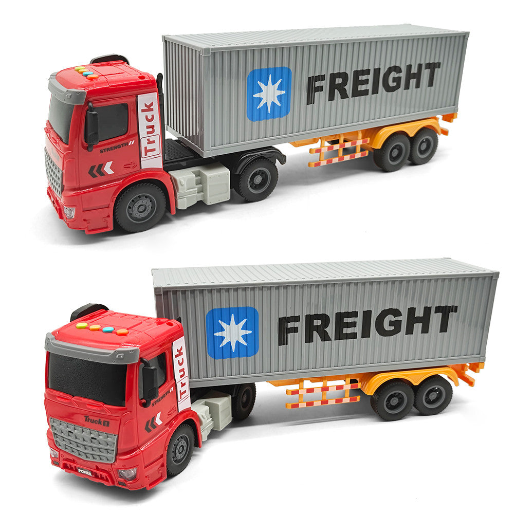 Camion Tir cu Container De Jucarie Pentru Copii, KidProtect FreightMover
