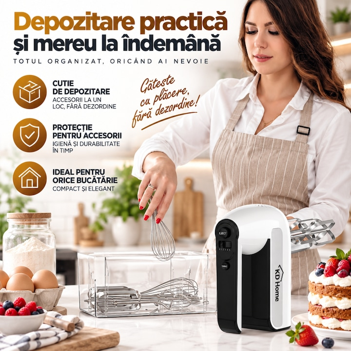 Mixer De Mana Vertical KD Home MasterWhisk Pro