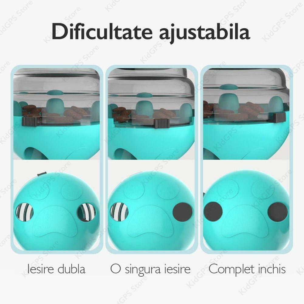 Jucarie dozator hranire lenta caini si pisici Grunluft HappyPET DT-SA-01