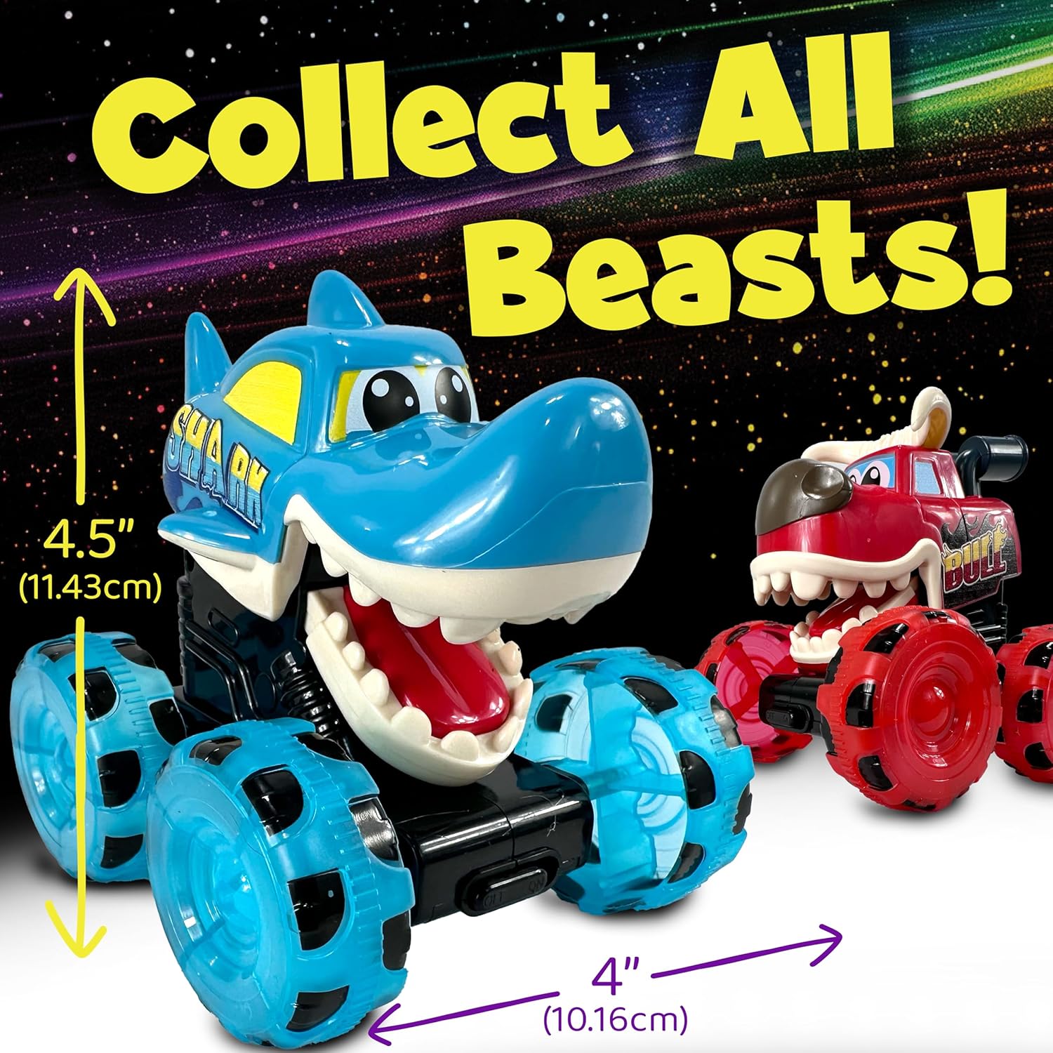 Masinuta Pentru Copii, KidProtect Monster Wheely Shark