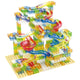 Set de Constructie Blocuri cu Bile de Sticla Kidprotect Marble Makers, 333 de Piese