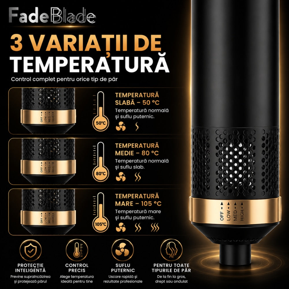 Uscator de Par 5 in 1 Multifunctional FadeBlade StyleFusion
