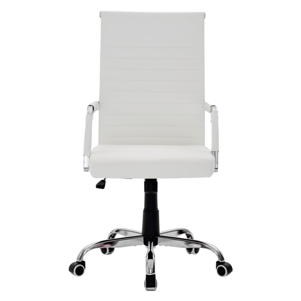 Scaun De Birou Directorial Ergonomic KD Home Syncro, Alb