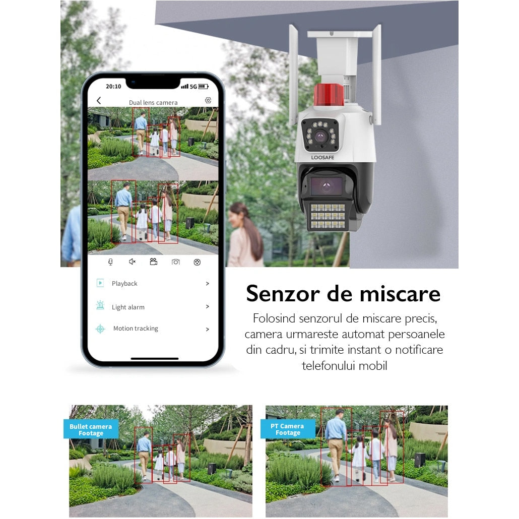 Camera de Supraveghere Dubla Wireless CCTV Loosafe® 80XPRO