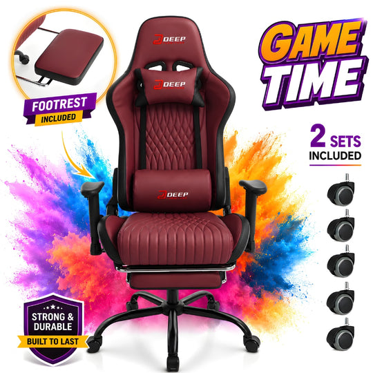 Scaun Gaming Ergonomic KD Home Deep Titan, Visiniu
