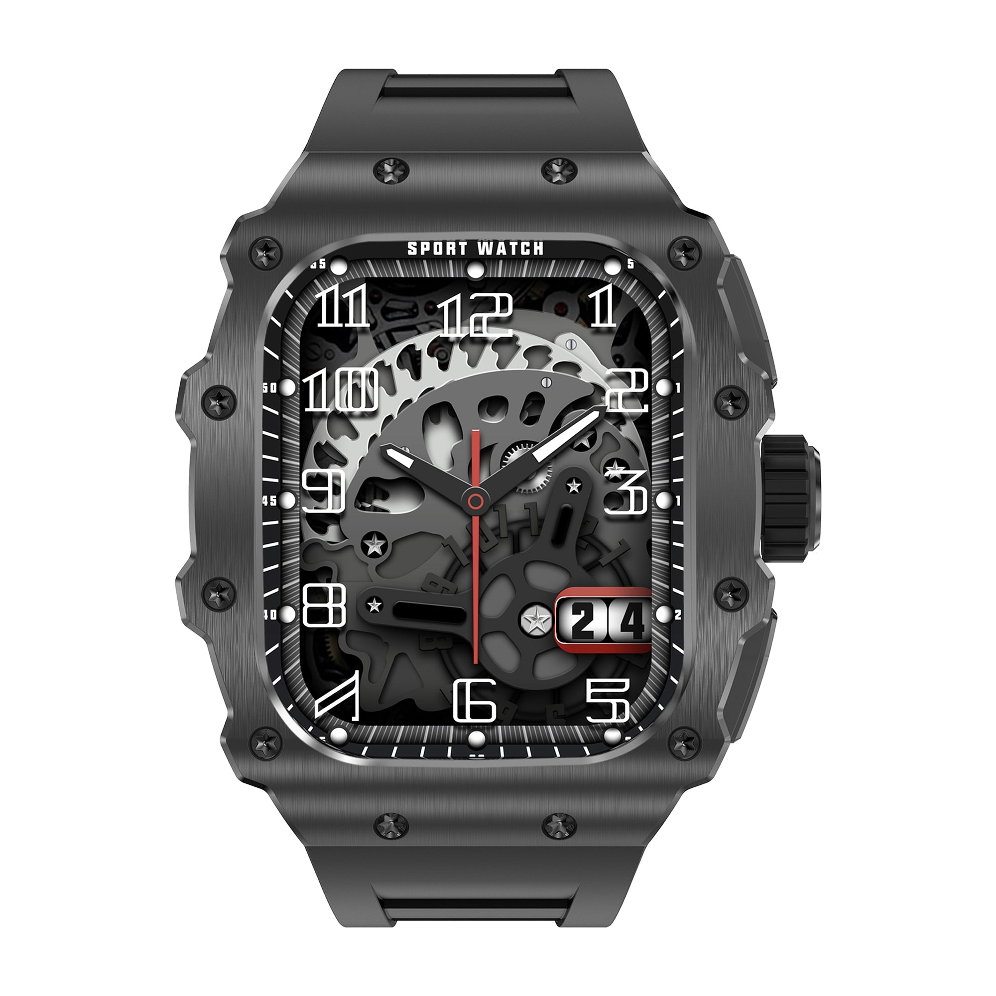 Ceas Smartwatch Barbati TechONE® AK65 Monster, Negru