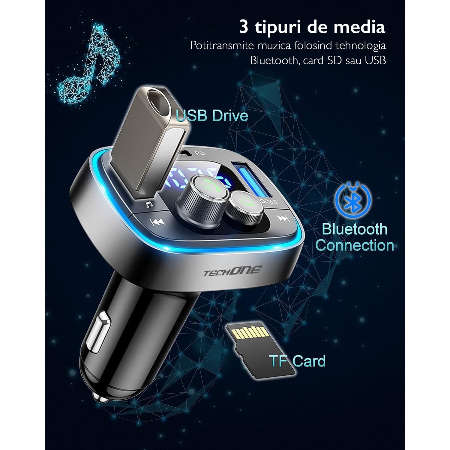 Modulator FM Auto Techone® DriveTune Pro