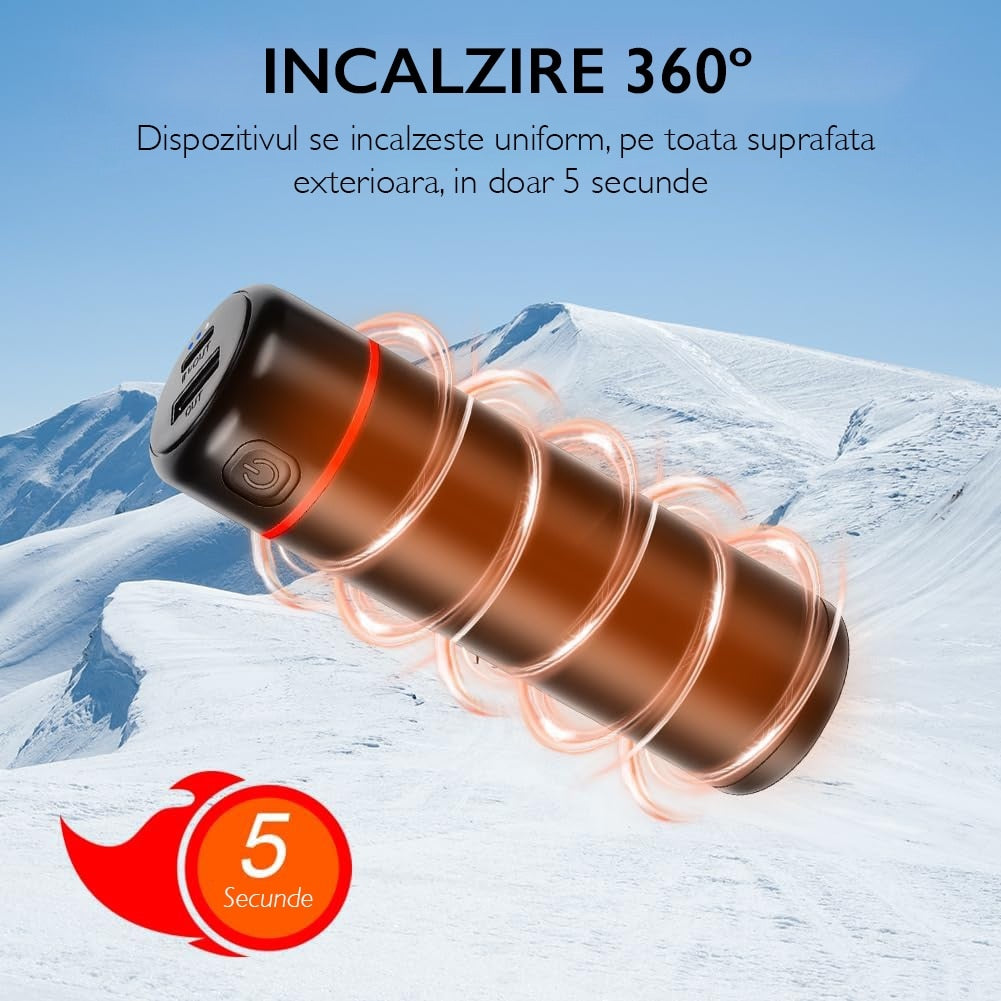 Incalzitor Maini Portabil 2 in 1 Horigen® Heatly Pro