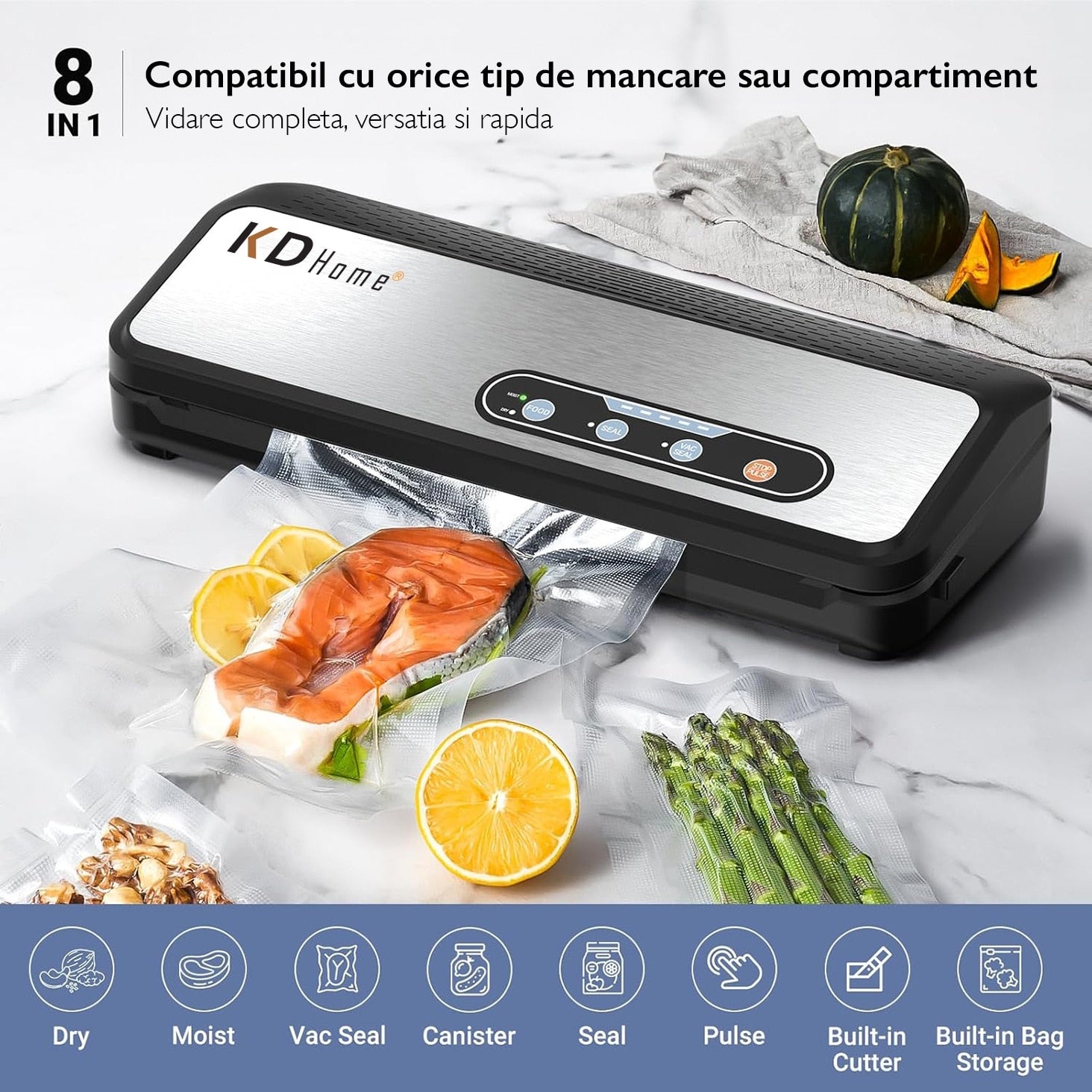 Aparat de Vidat Alimente KD Home® PackMaster Pro