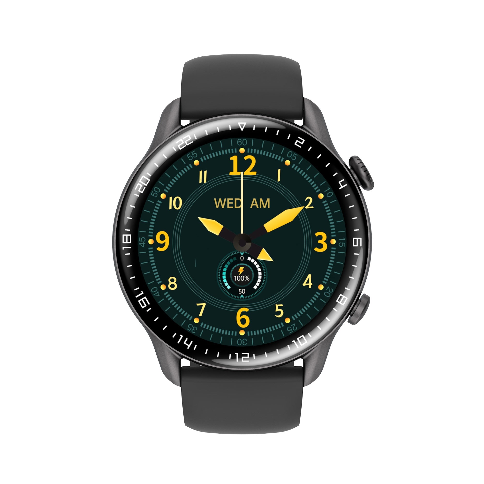 Ceas Smartwatch Barbati Wonlex® DW13 Starlight, Negru