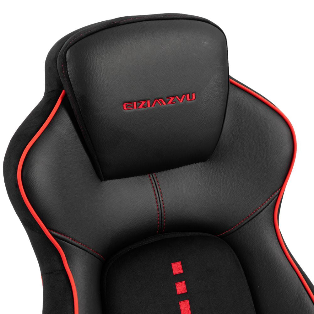 Scaun Gaming Ergonomic Premium Profesional KD Home Apex Fusion EIZI, Negru/Rosu