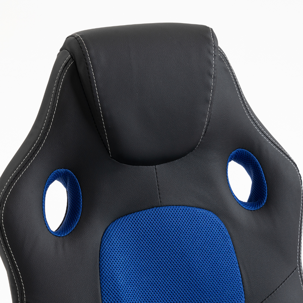 Scaun de Birou si Gaming Pentru Copii KD Home Prime Starter, Negru/Albastru