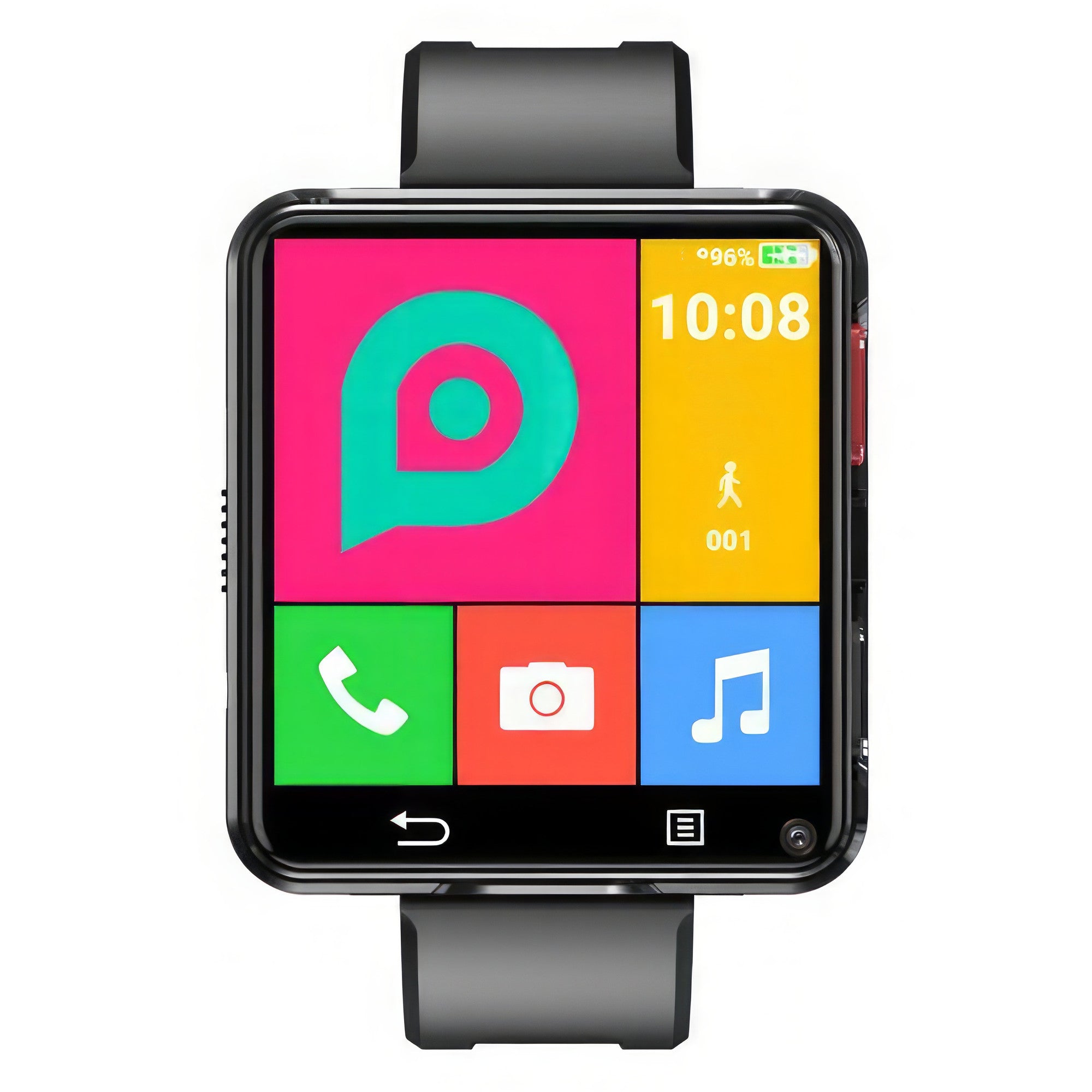 Ceas Smartwatch Barbati TechONE® MonitAstra, Negru