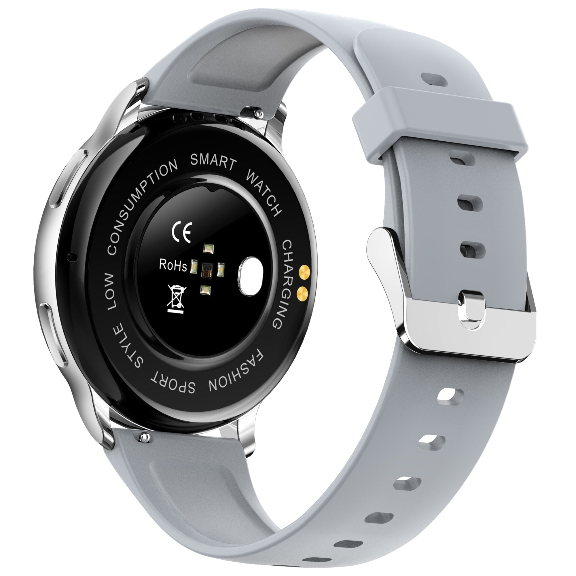 Ceas smartwatch TechONE® KM10 Pro, Argintiu