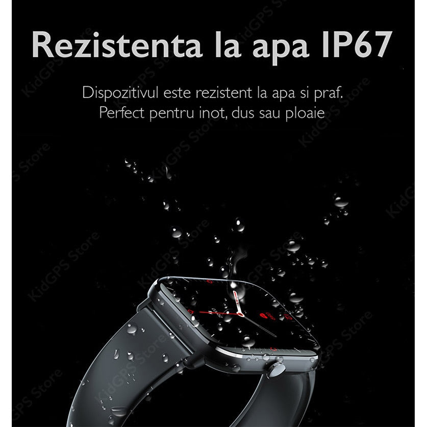 Ceas smartwatch TechONE™ KM04, Roz