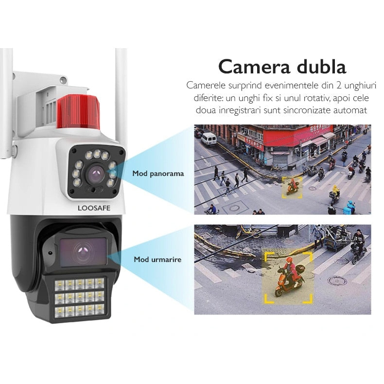 Camera de Supraveghere Dubla Wireless CCTV Loosafe® 80XPRO