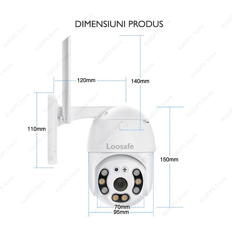 Camera de supraveghere video WIFI Loosafe® 80HS Eagle