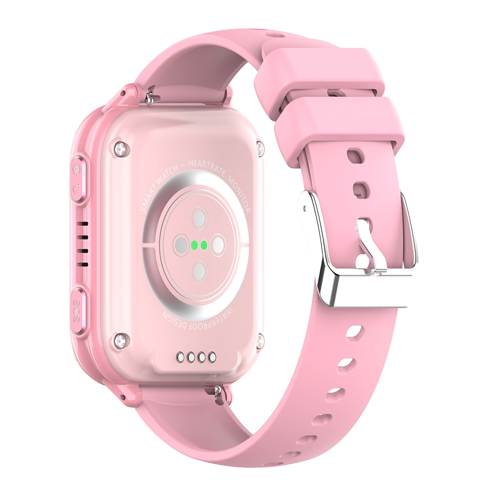 Ceas Smartwatch GPS Copii Cu Localizare Si Telefon Techone™ GuardianKid KT33, Roz