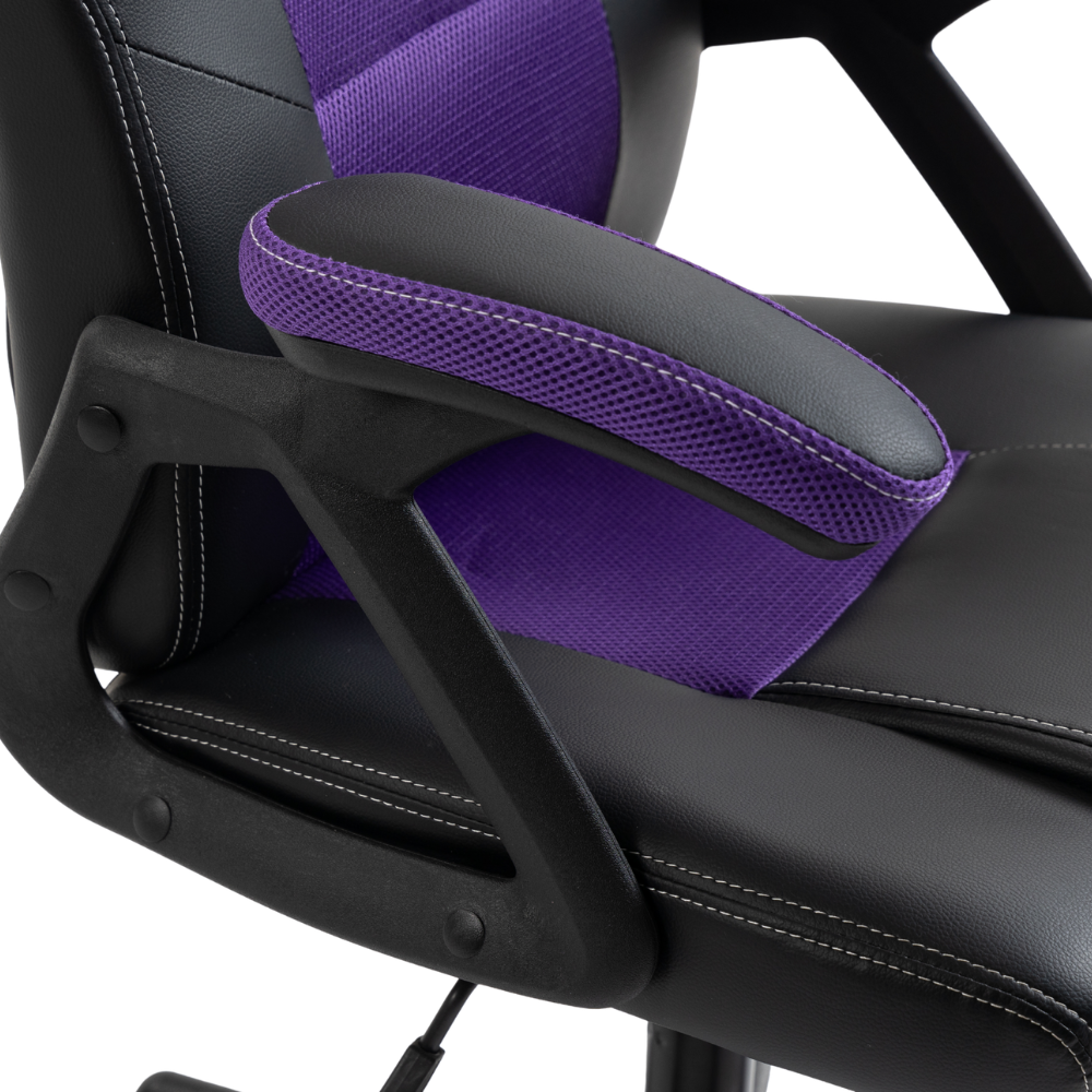 Scaun de Birou si Gaming Pentru Copii KD Home Prime Starter, Negru/Mov