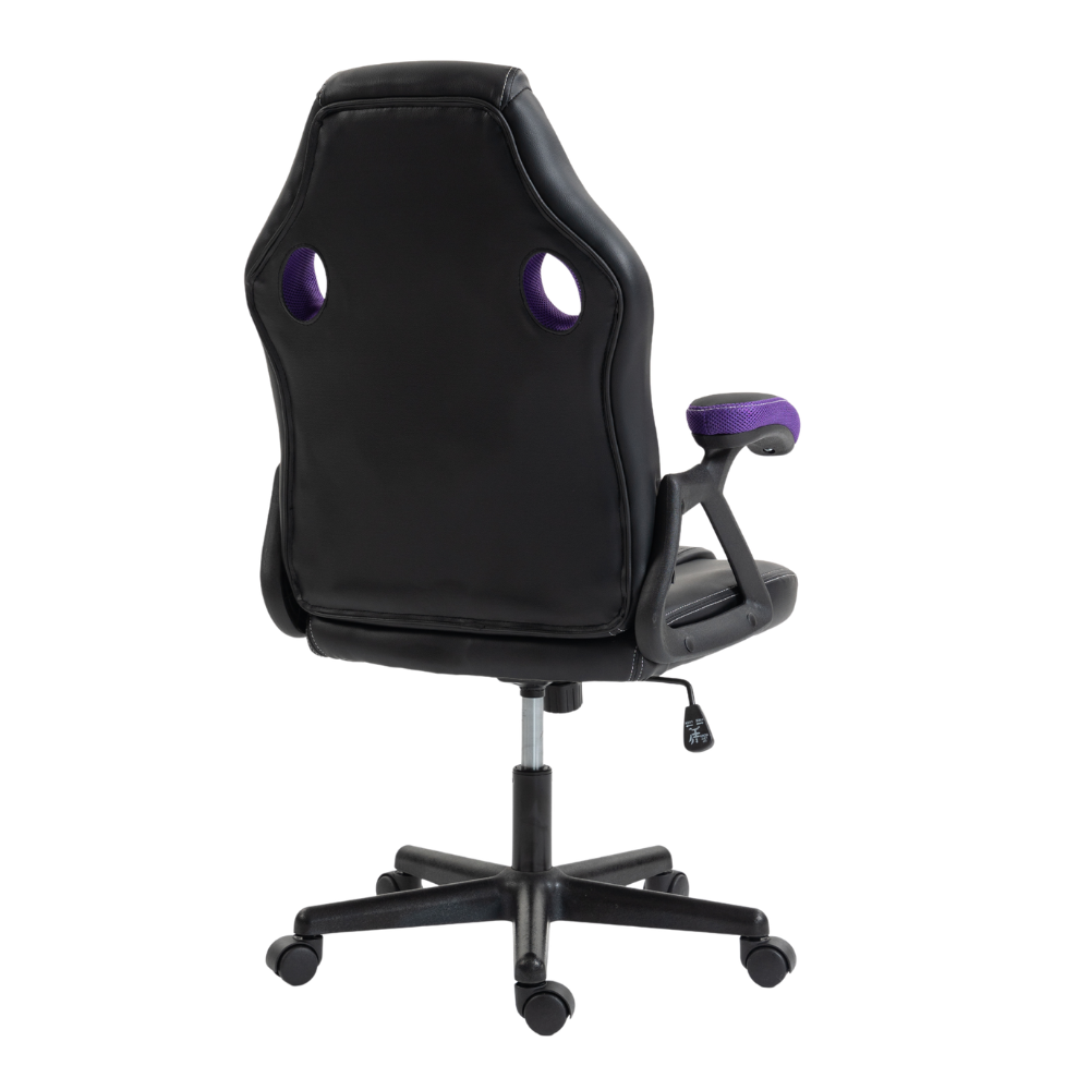 Scaun de Birou si Gaming Pentru Copii KD Home Prime Starter, Negru/Mov