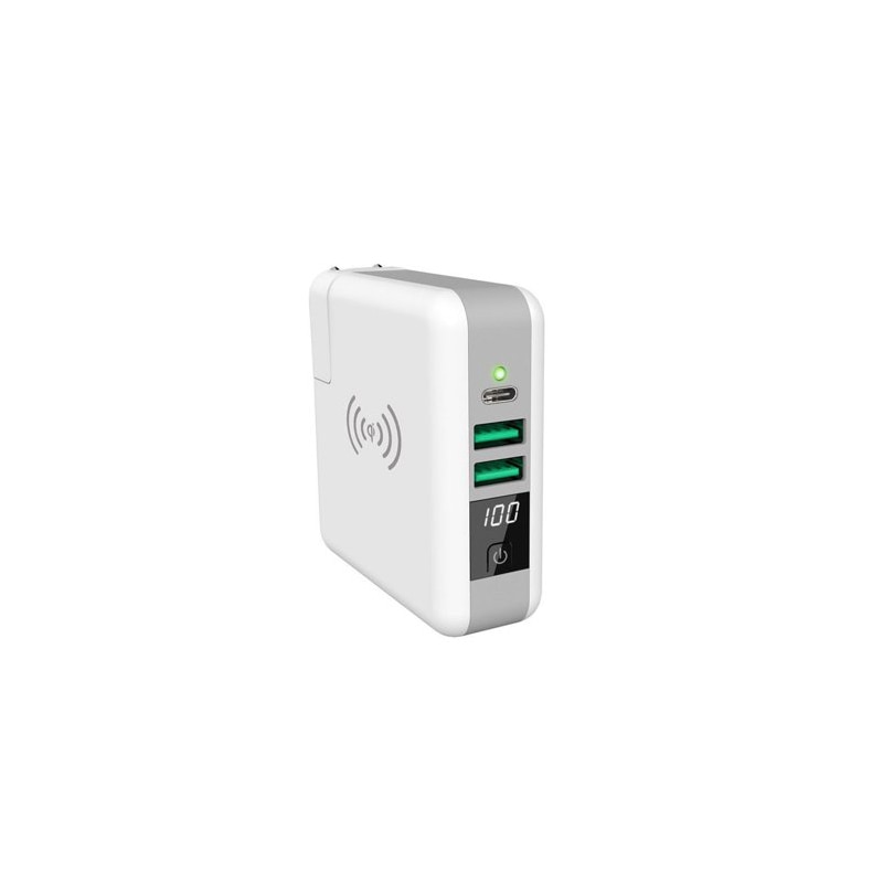 Baterie externa multifunctionala, incarcator USB Loowoko™ LWC-WP6