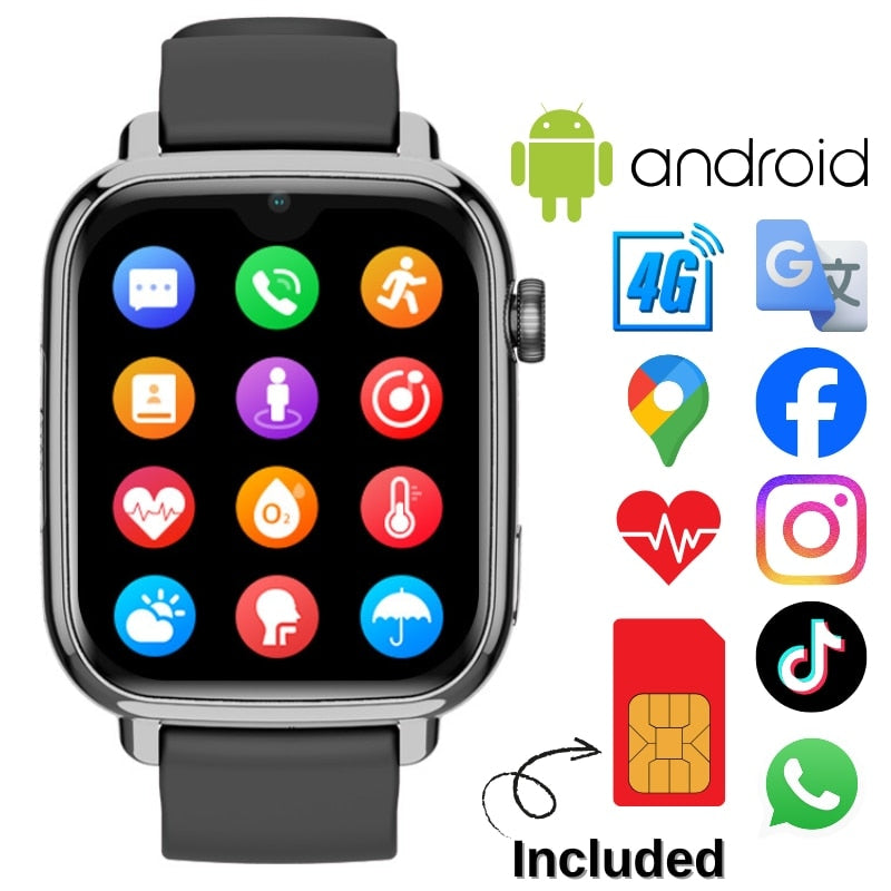 Ceas Smartwatch GPS Copii Cu Localizare Si Telefon Techone® TrackMe KT34 Pro, Negru