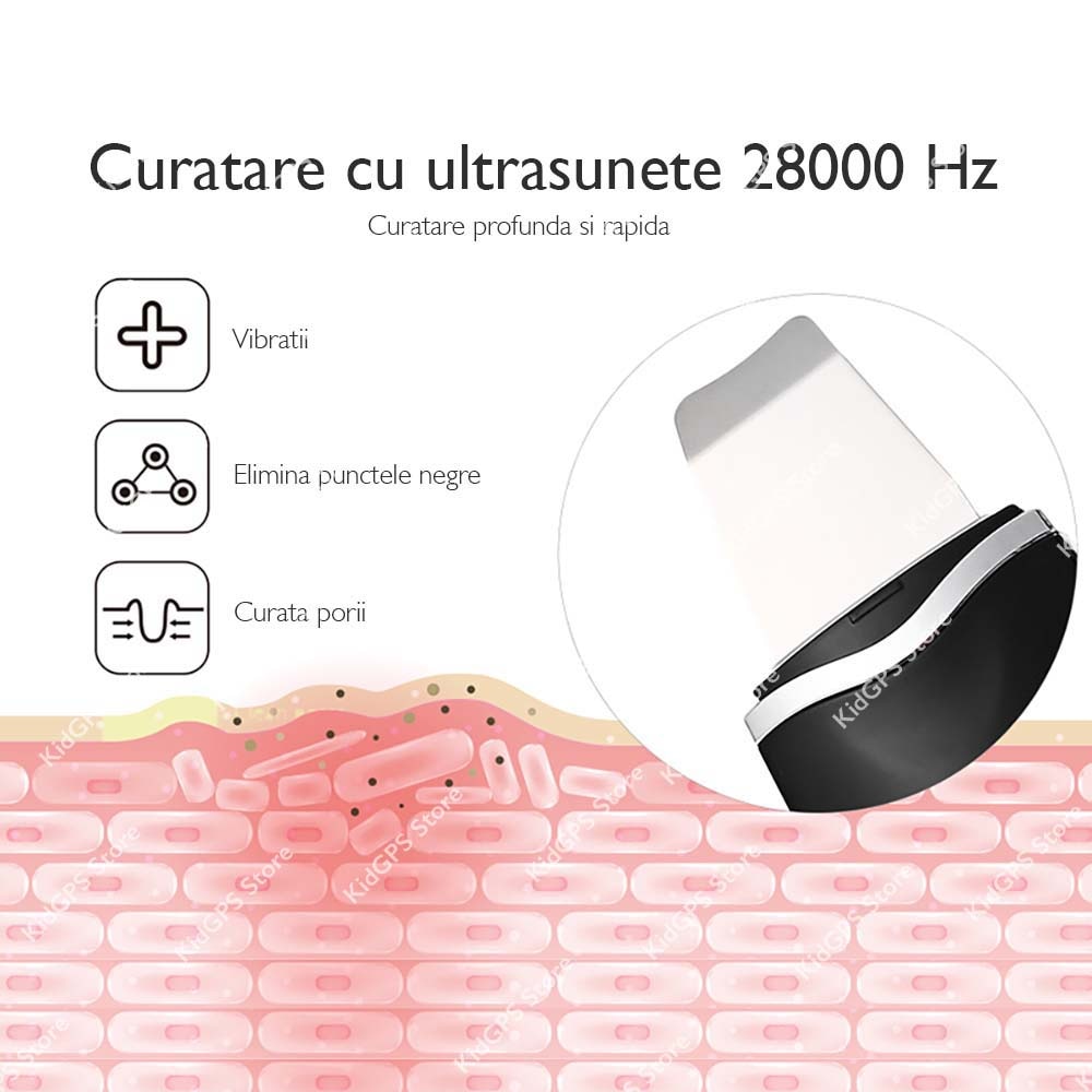 Aparat de curatare faciala cu ultrasunete Horigen® Fem Skin Pro