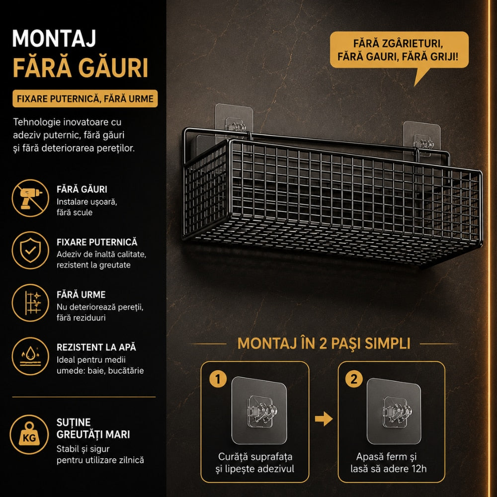 Raft de Dus, Baie si Bucatarie Set 2 Bucati Topaqua AquaNest 36