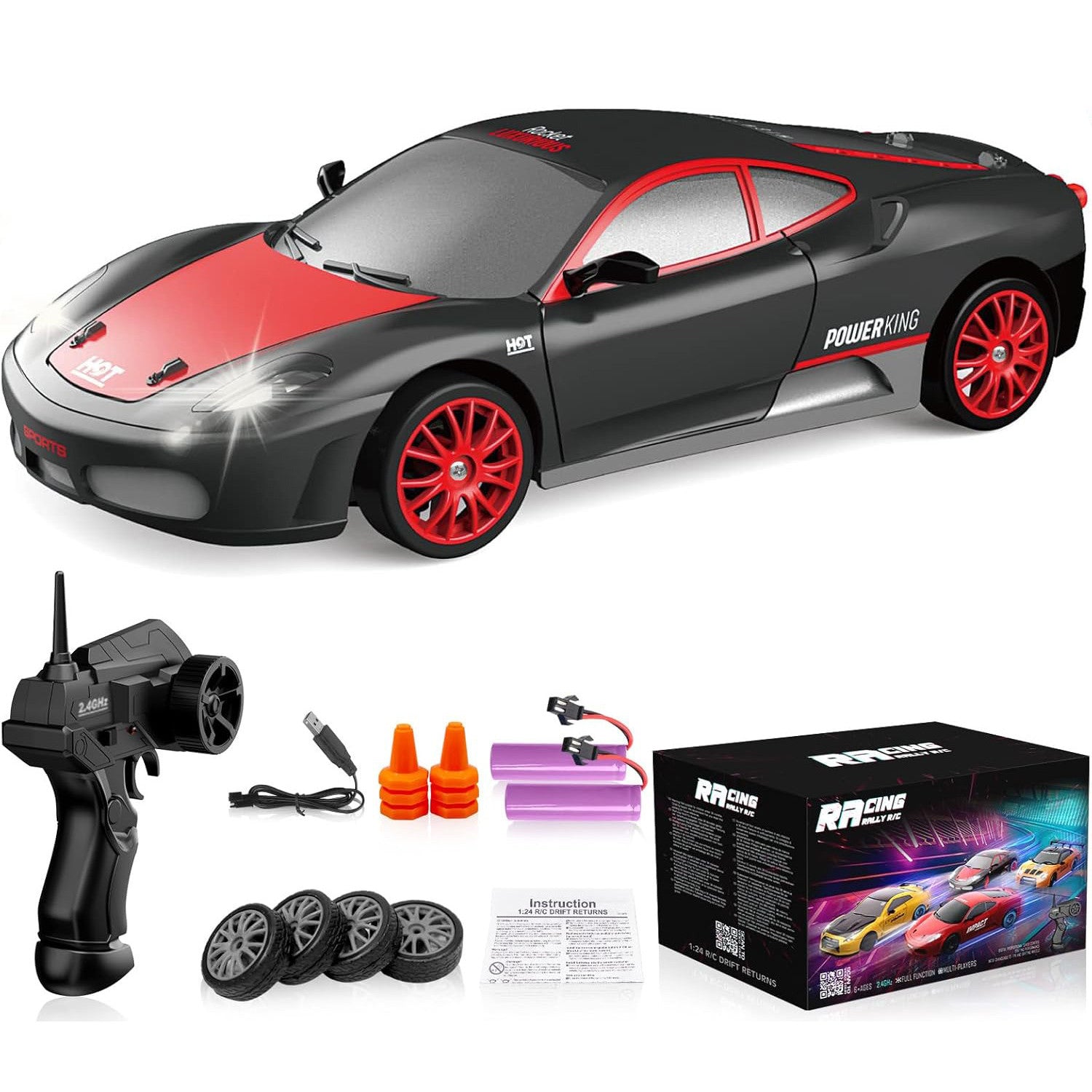 Masinuta cu Telecomanda 2-1 Kidprotect SkidForce Pro