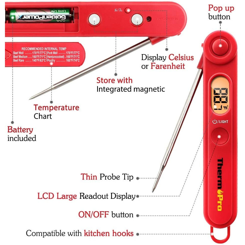Termometru pentru mancare ThermoPro TP-03B Pro