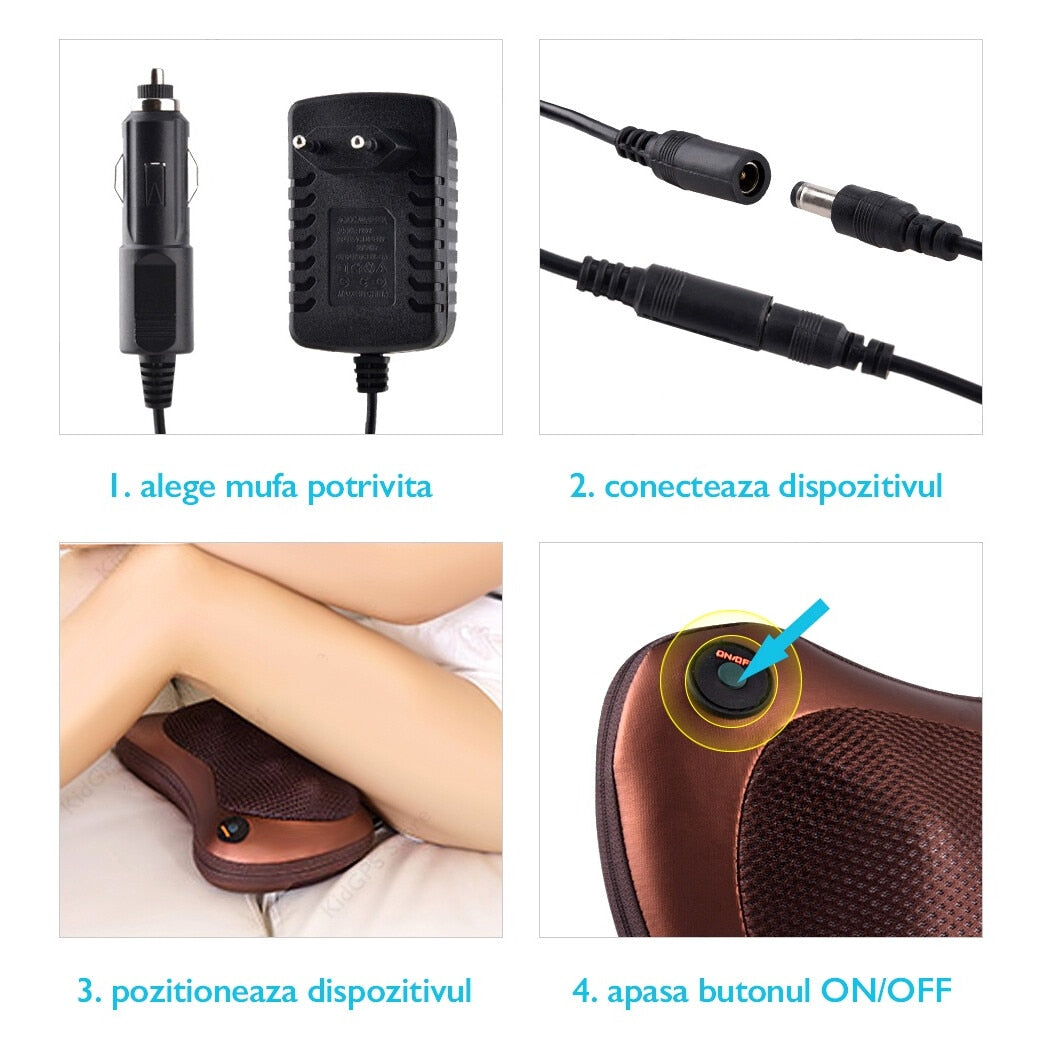 Aparat Masaj Tip Perna Horigen® Neck Master