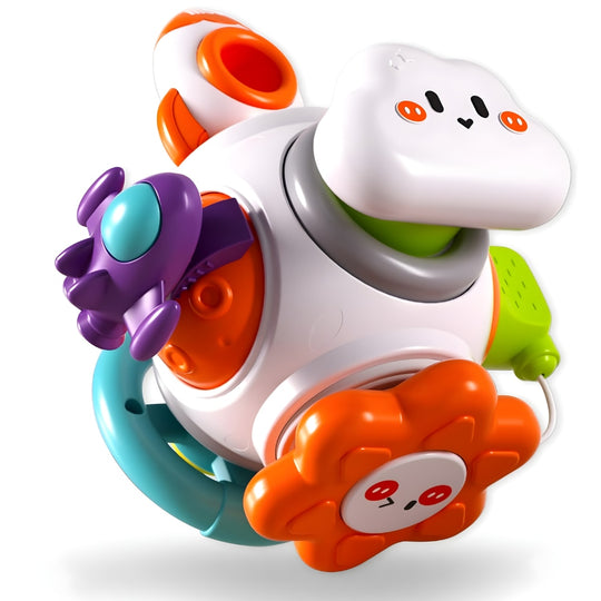 Jucarie Interactiva Bebelusi Montessori KidProtect Astro Cube