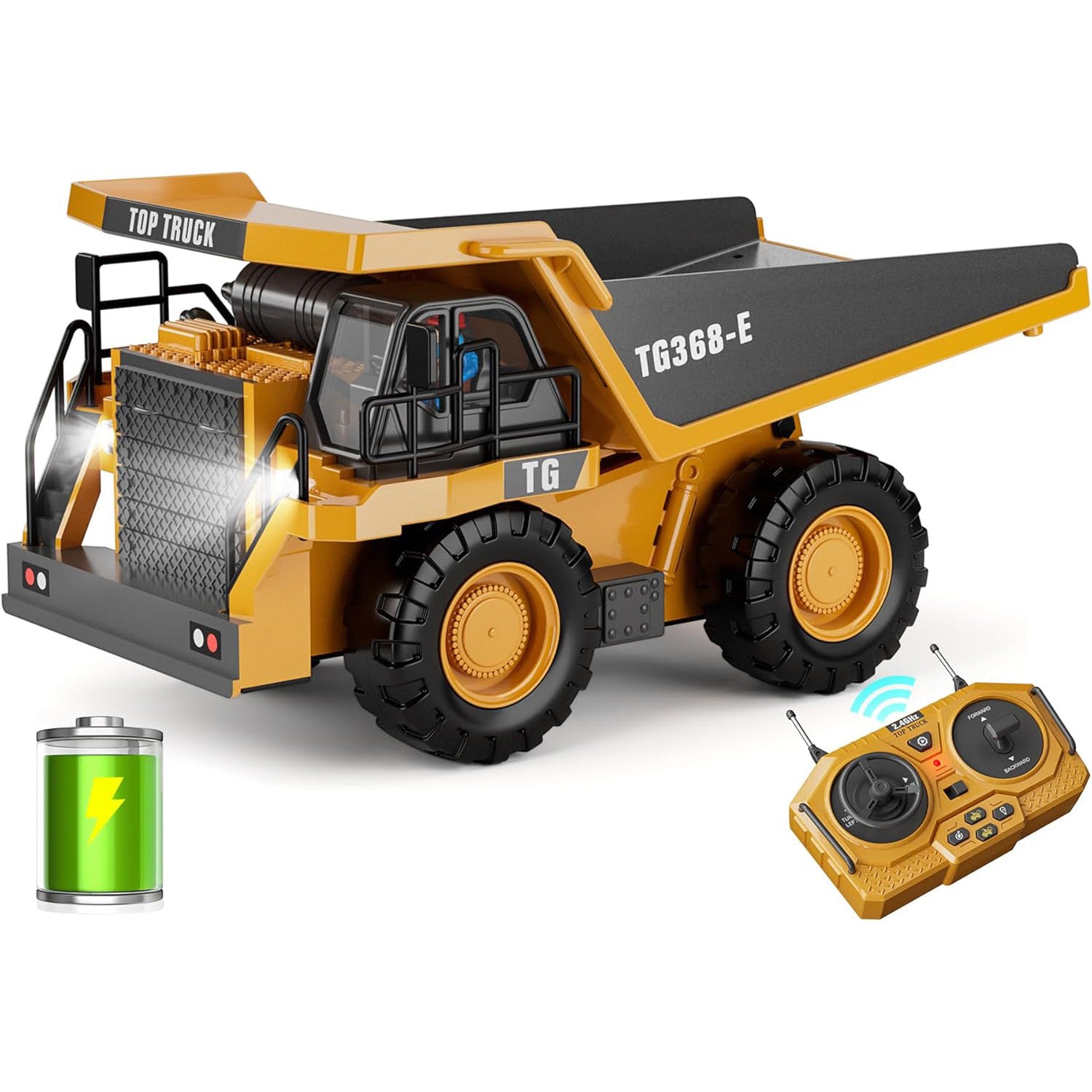 Basculanta Cu Telecomanda Pentru Copii KidProtect TitanDump RC