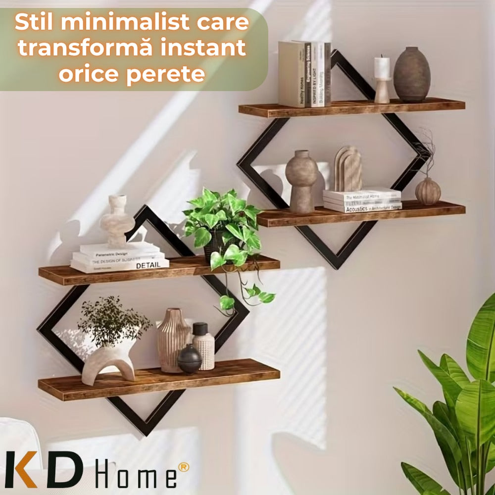 Set 2 Rafturi KD Home HexaDecor