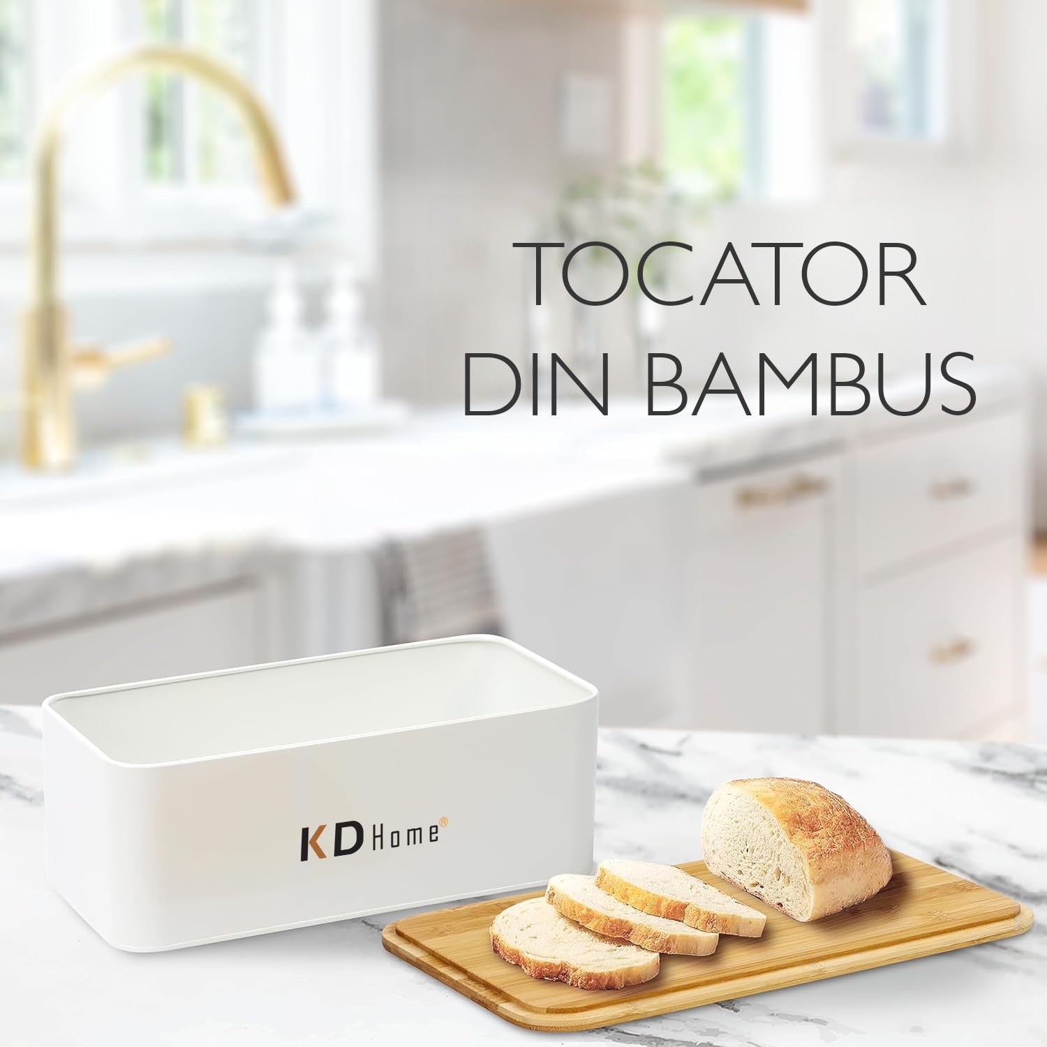 Cutie de Paine cu Tocator KD Home® FreshBox Ultra