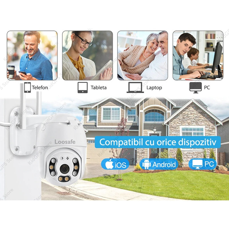 Camera de supraveghere video WIFI Loosafe® 80HS Eagle