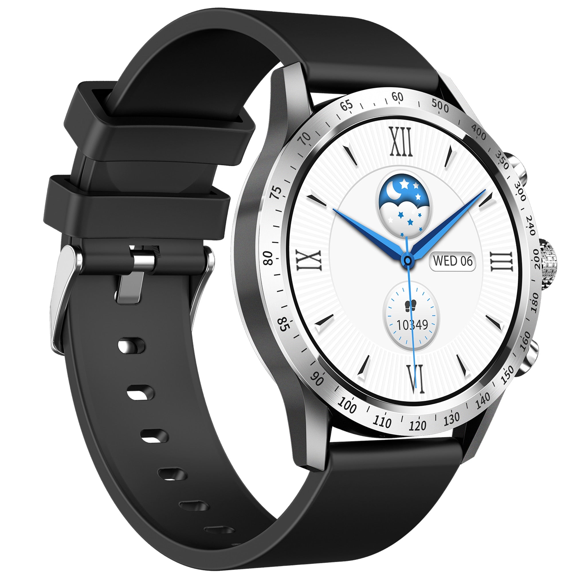 Ceas Smartwatch Barbati Wonlex® DW25 Sky Line, Negru