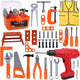 Trusa de Scule Copii 3 in 1 Kidprotect First Drill