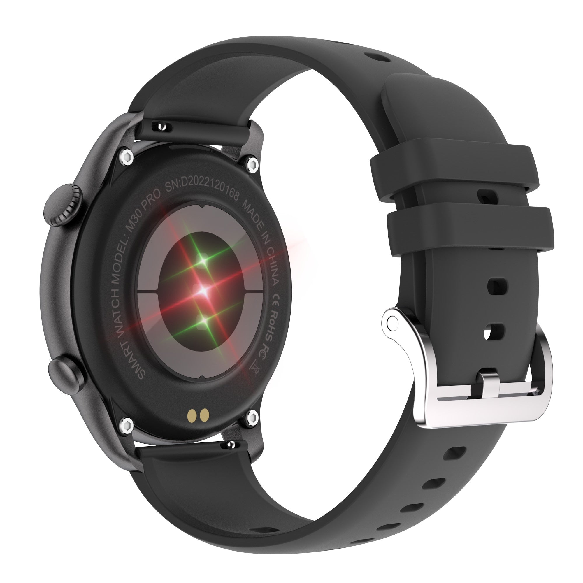 Ceas Smartwatch Barbati Wonlex® DW13 Starlight, Negru
